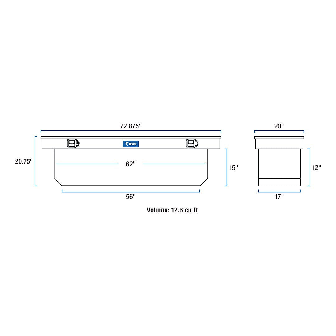 Product of Uws Tbsd-72-A-Blk Tool Box