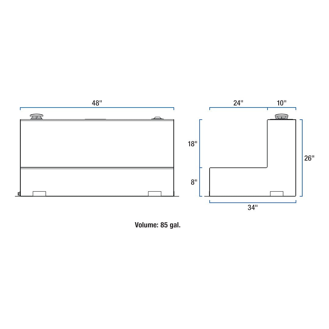 Product of Uws Tt-85-L-T-P Liquid Transfer Tank