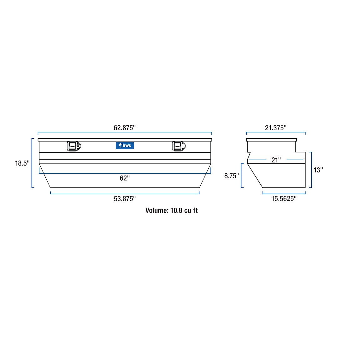 Product of Uws Tbc-62-Wn-Blk Tool Box