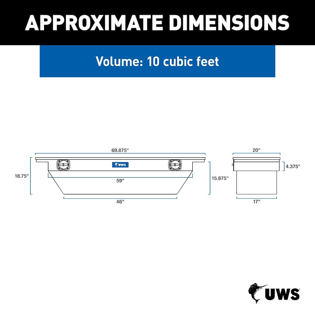 Product of Uws Sld-69-A-Lp-Blk Tool Box