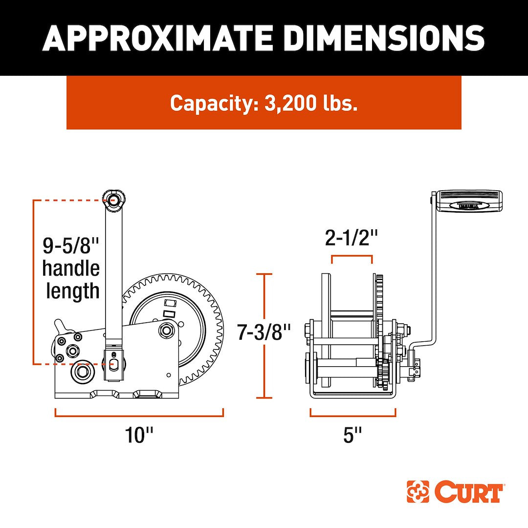 Product of Curt 29532 Trailer Boat Winch