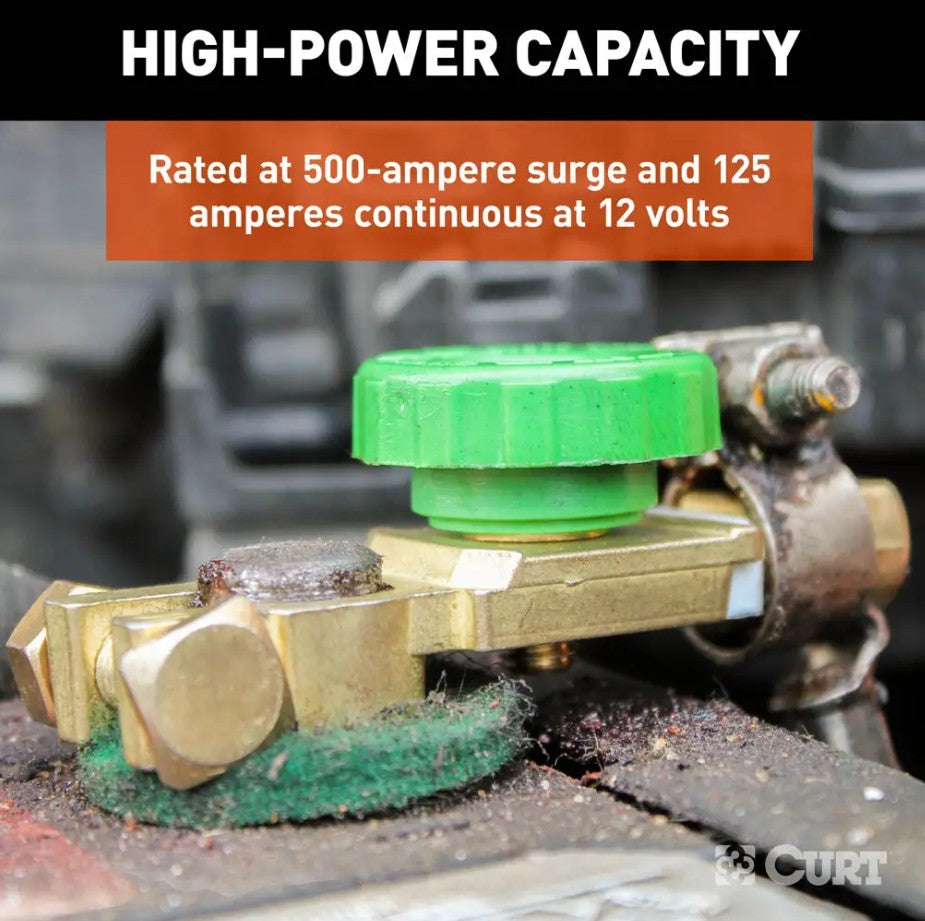 Product of Curt 52216 Battery Disconnect Switch