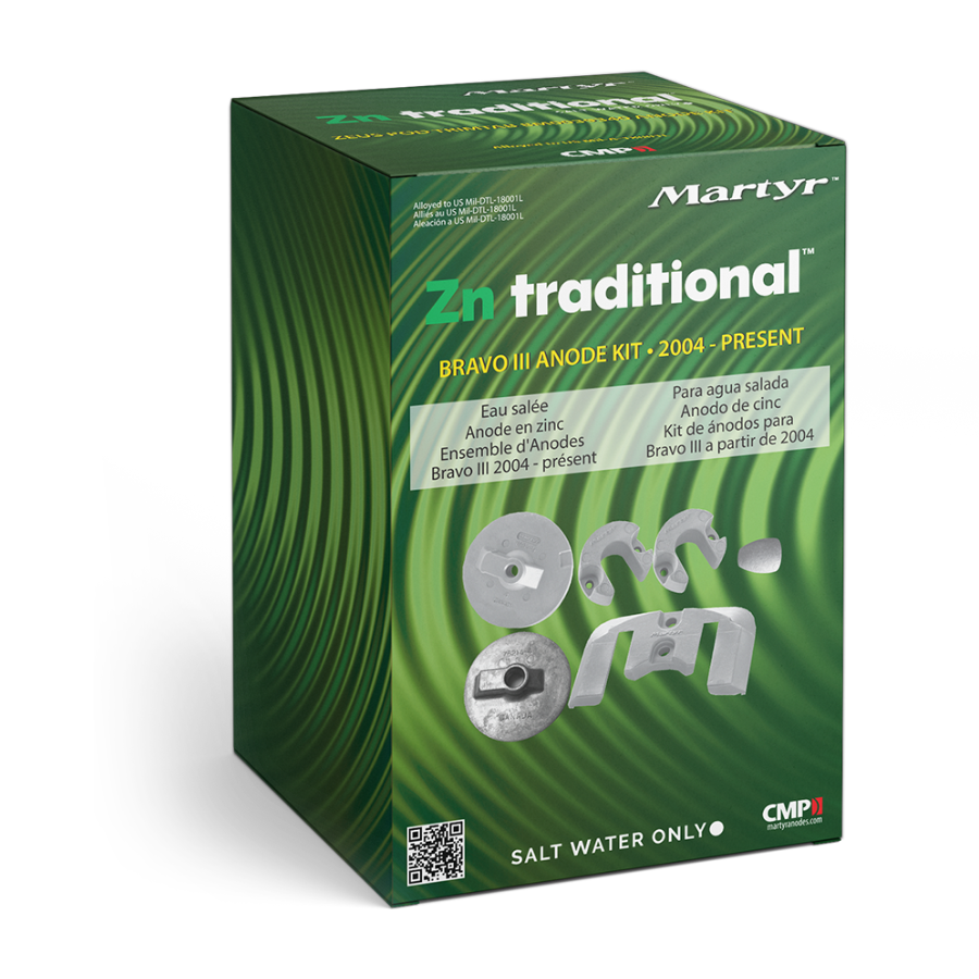 Product of Martyr Anodes Cmbravo3kitz Marine Anode Kit