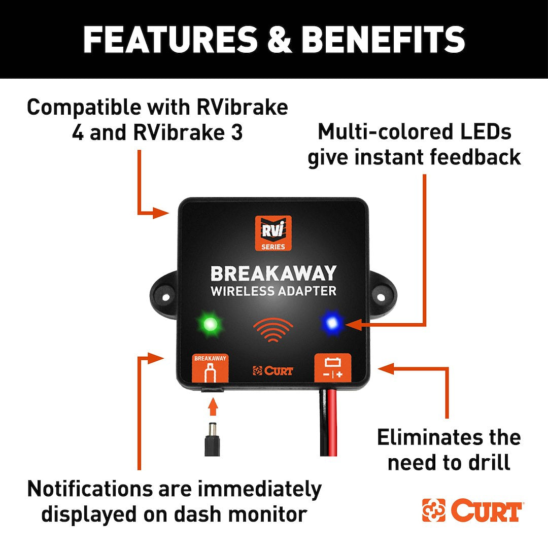 Product of Curt 52205 Towed Vehicle Brake Control Radio