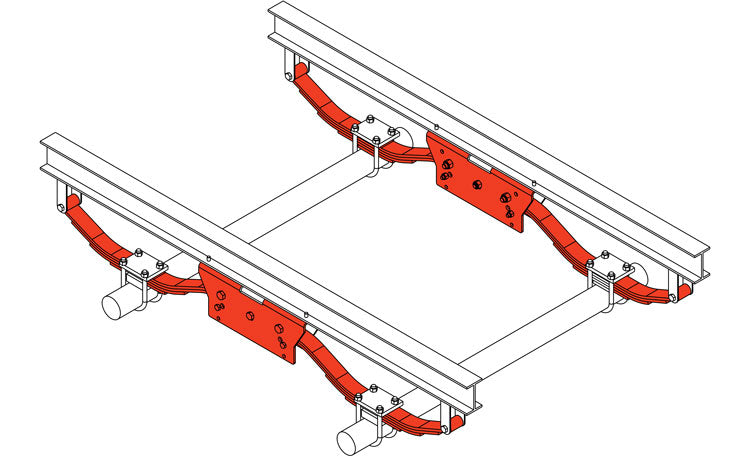Roadmaster 2500-70 Trailer Suspension Kit