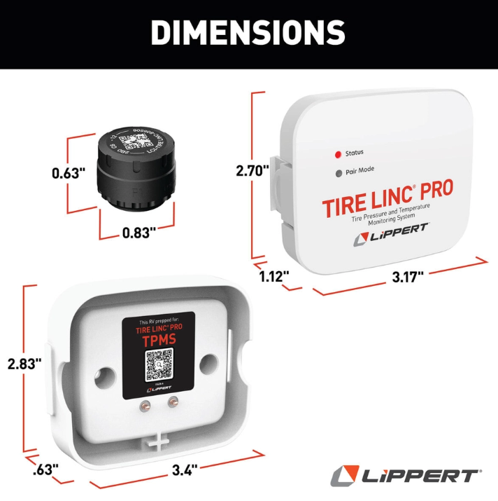 Product of Lippert Components 2024115887 Tire Pressure Monitoring System - Tpms
