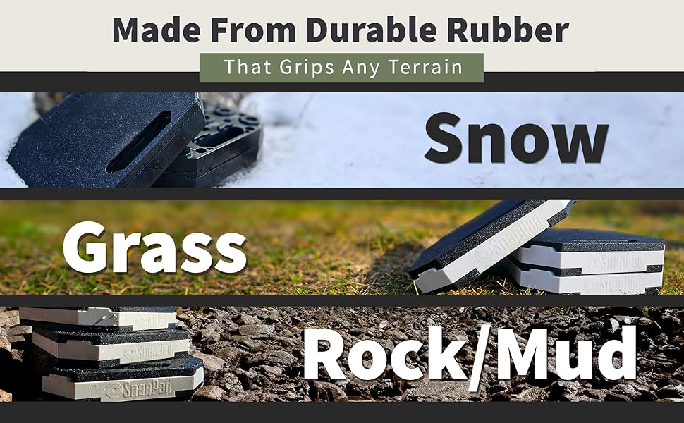 Product of Snappad Stk2-White Trailer Stabilizer Jack Stand Pad