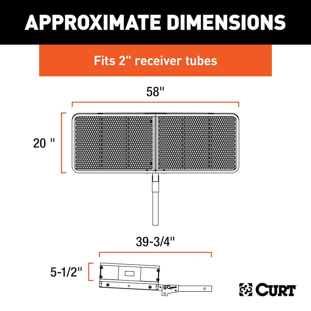 Product of Curt 18151 Trailer Hitch Cargo Carrier