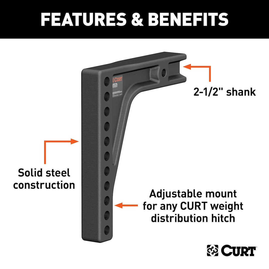 Product of Curt 17132 Weight Distribution Hitch Shank