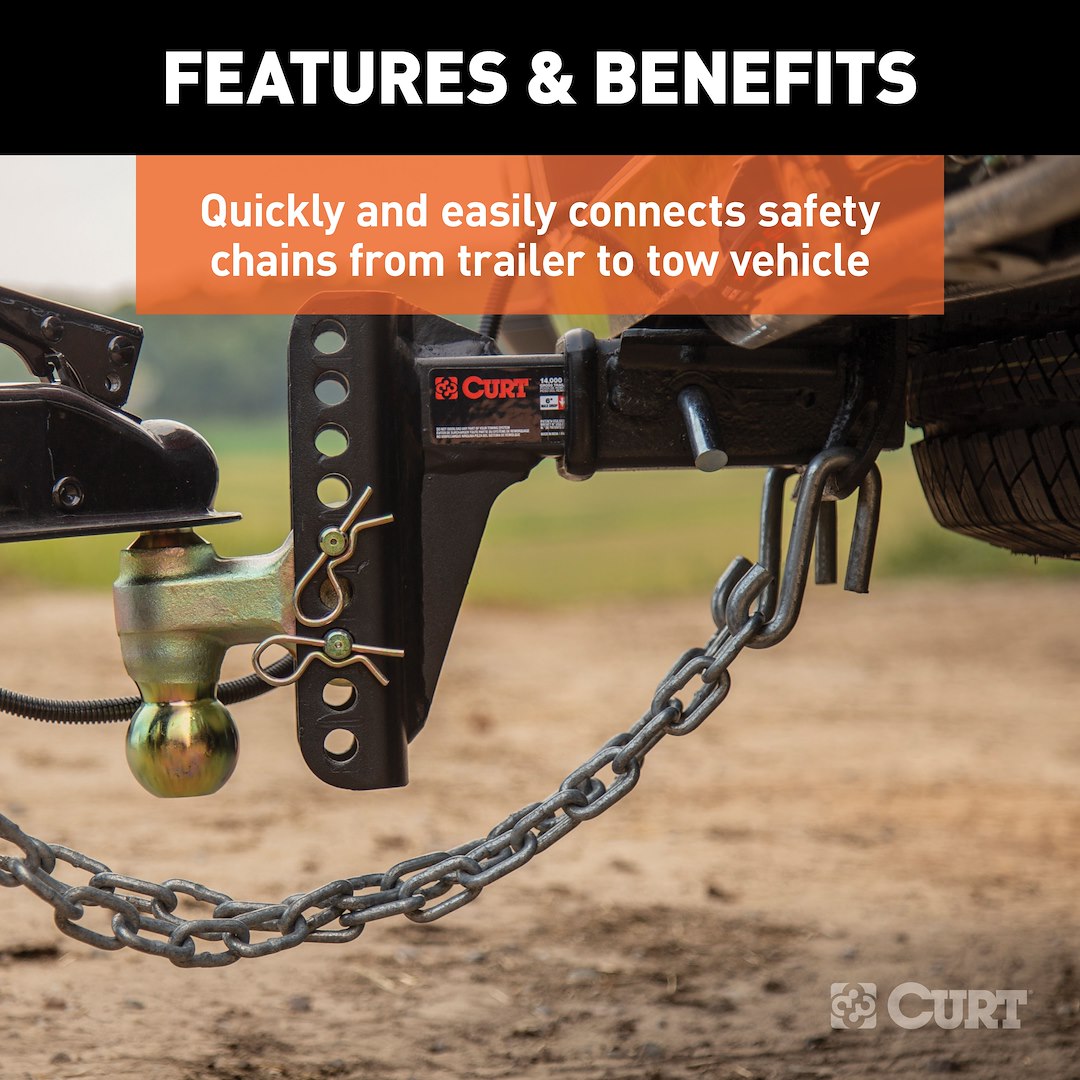 Product of Curt 81260 Trailer Safety Chain Hook