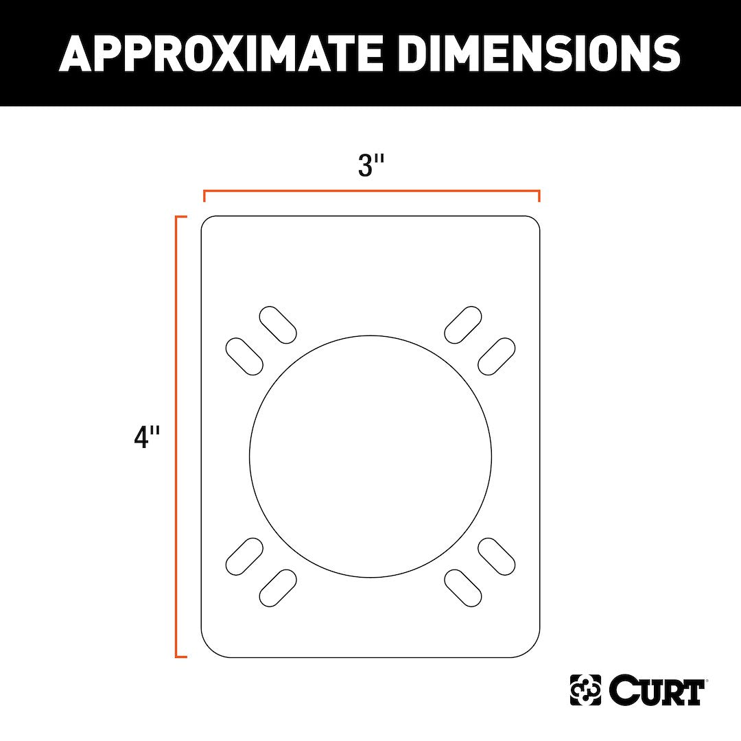 Product of Curt 57206 Trailer Wiring Connector Mounting Bracket