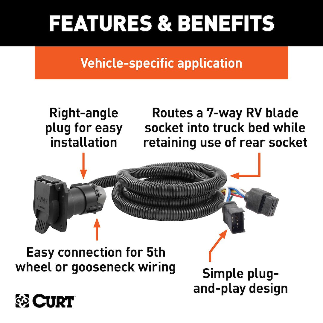 Product of Curt 56071 Trailer Wiring Connector