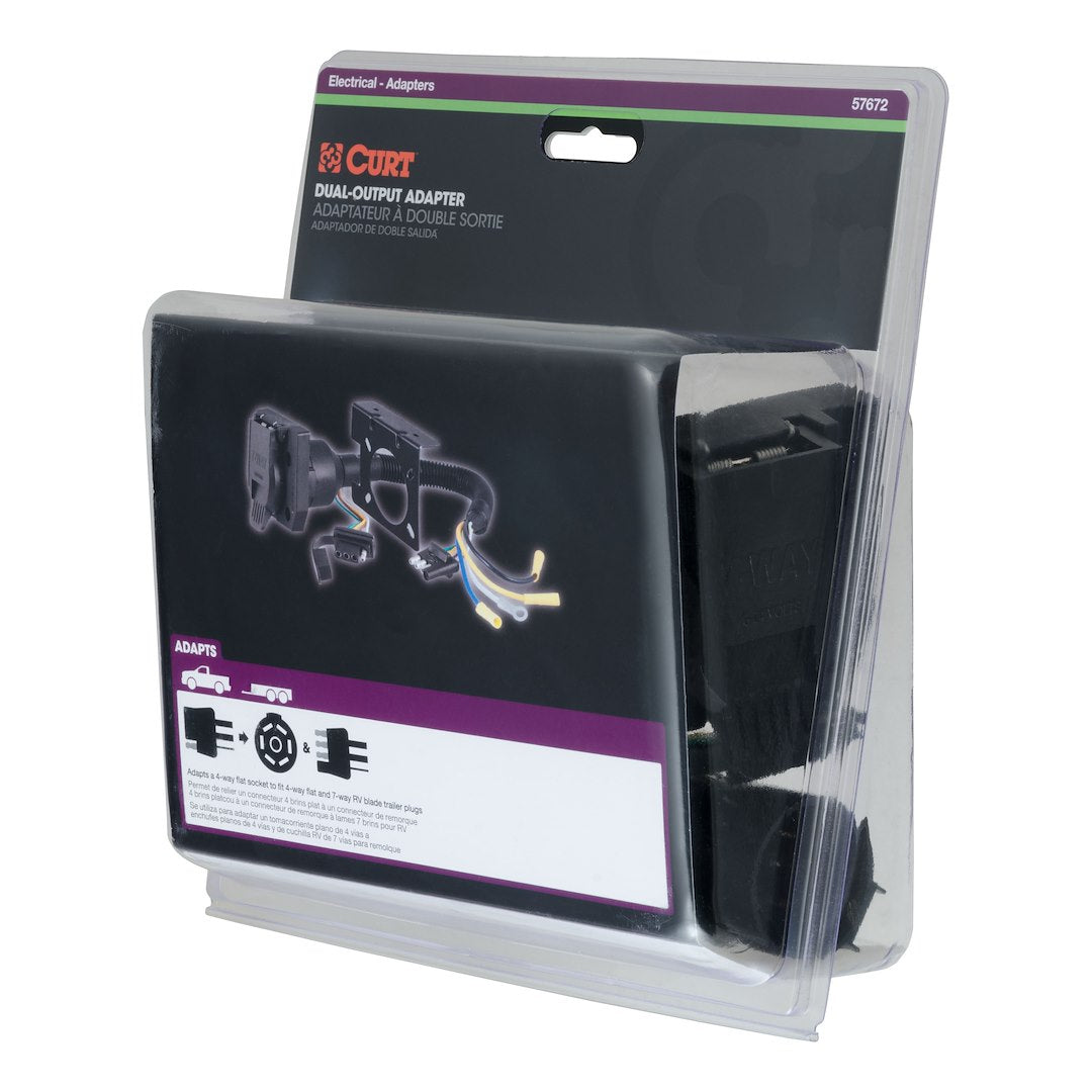 Product of Curt 57672 Trailer Wiring Connector Adapter