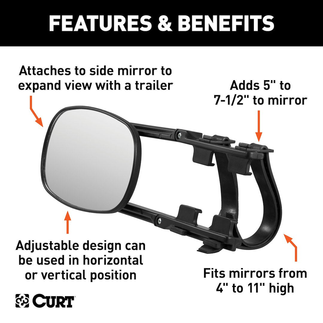 Product of Curt 20002 Exterior Towing Mirror