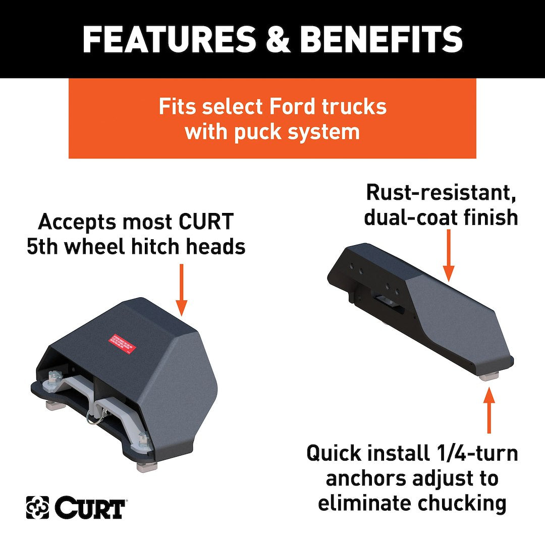 Product of Curt 16017 Fifth Wheel Trailer Hitch Head Support