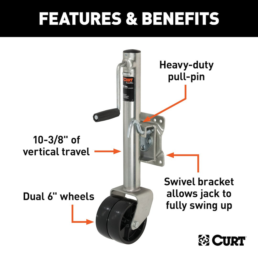 Product of Curt 28156 Trailer Tongue Jack