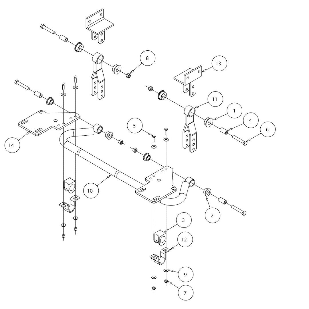 Product of Roadmaster 1139-149 Stabilizer Bar