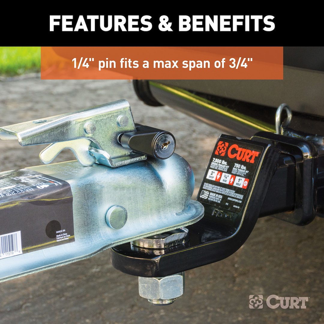 Product of Curt 23521 Trailer Coupler Lock