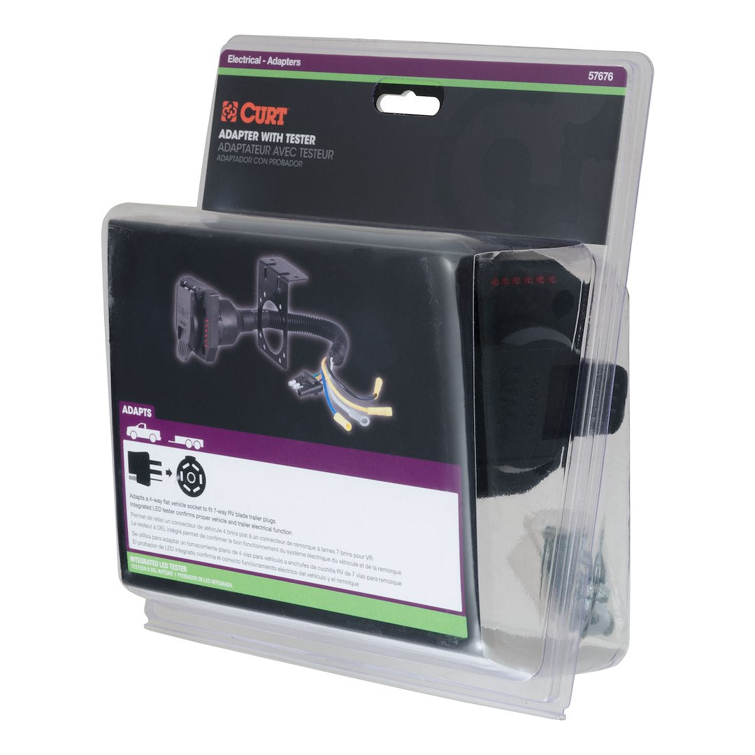 Product of Curt 57676 Trailer Wiring Connector Adapter