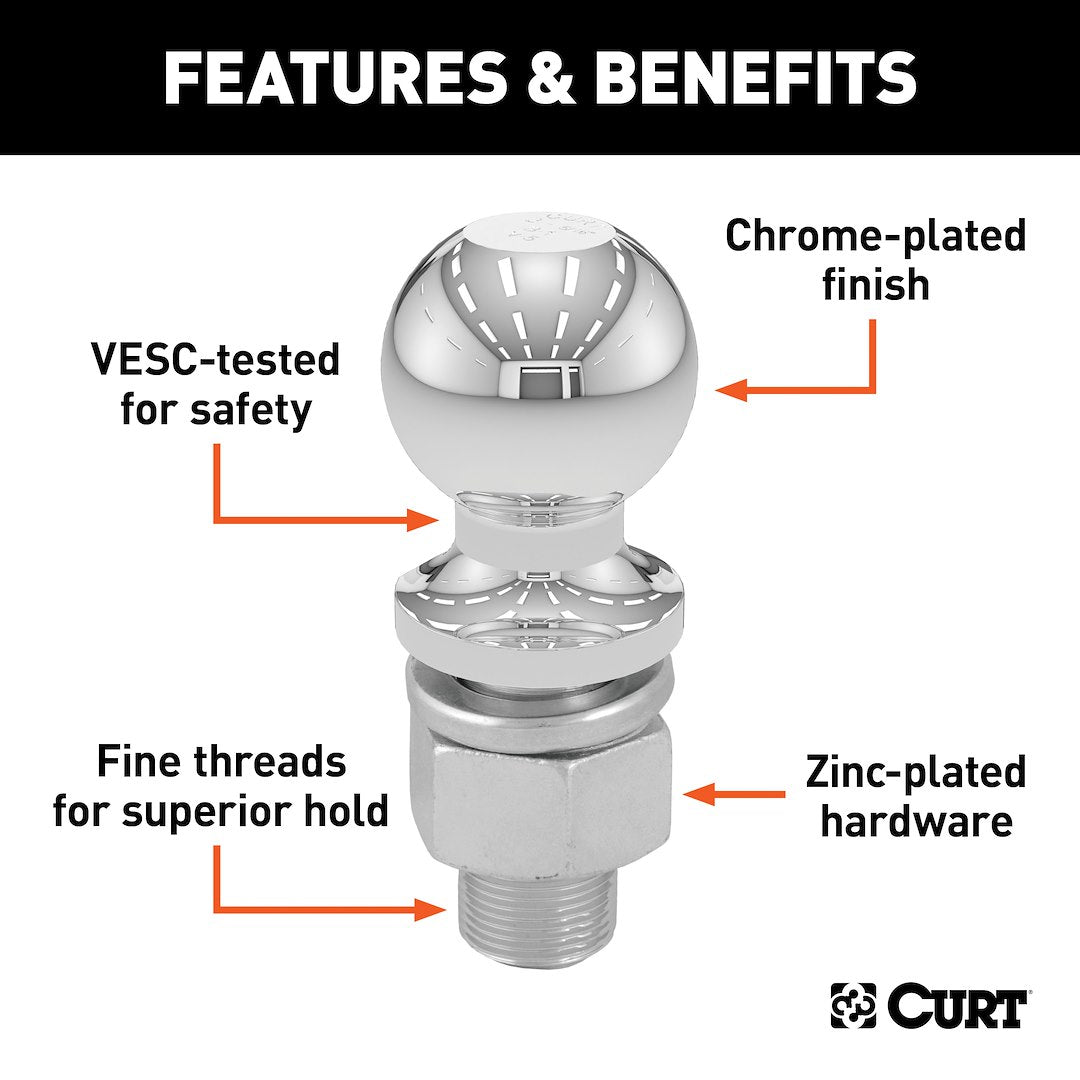 Product of Curt 40020 Trailer Hitch Ball