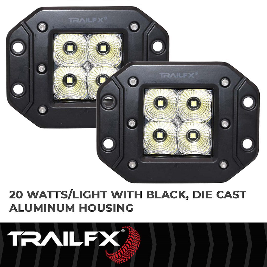 Product of Trailfx 2x2cffmpr Driving/ Fog Light