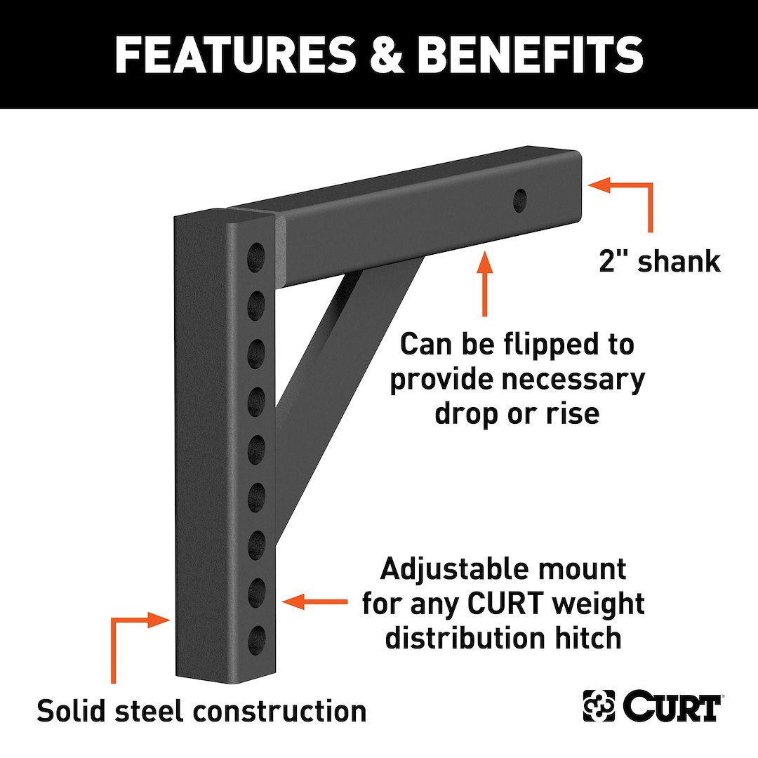 Product of Curt 17121 Weight Distribution Hitch Shank