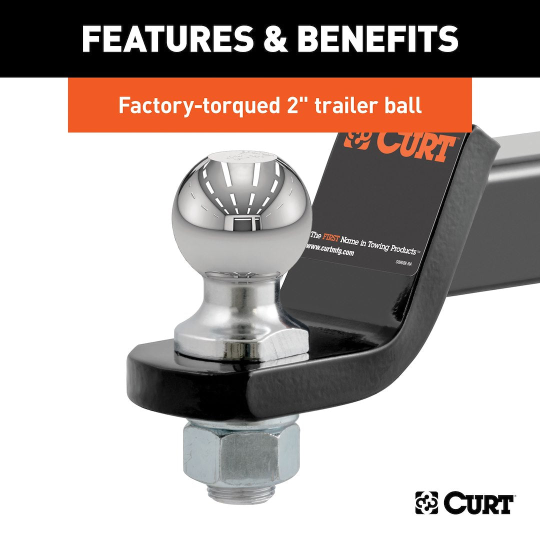 Product of Curt 45036 Trailer Hitch Ball Mount