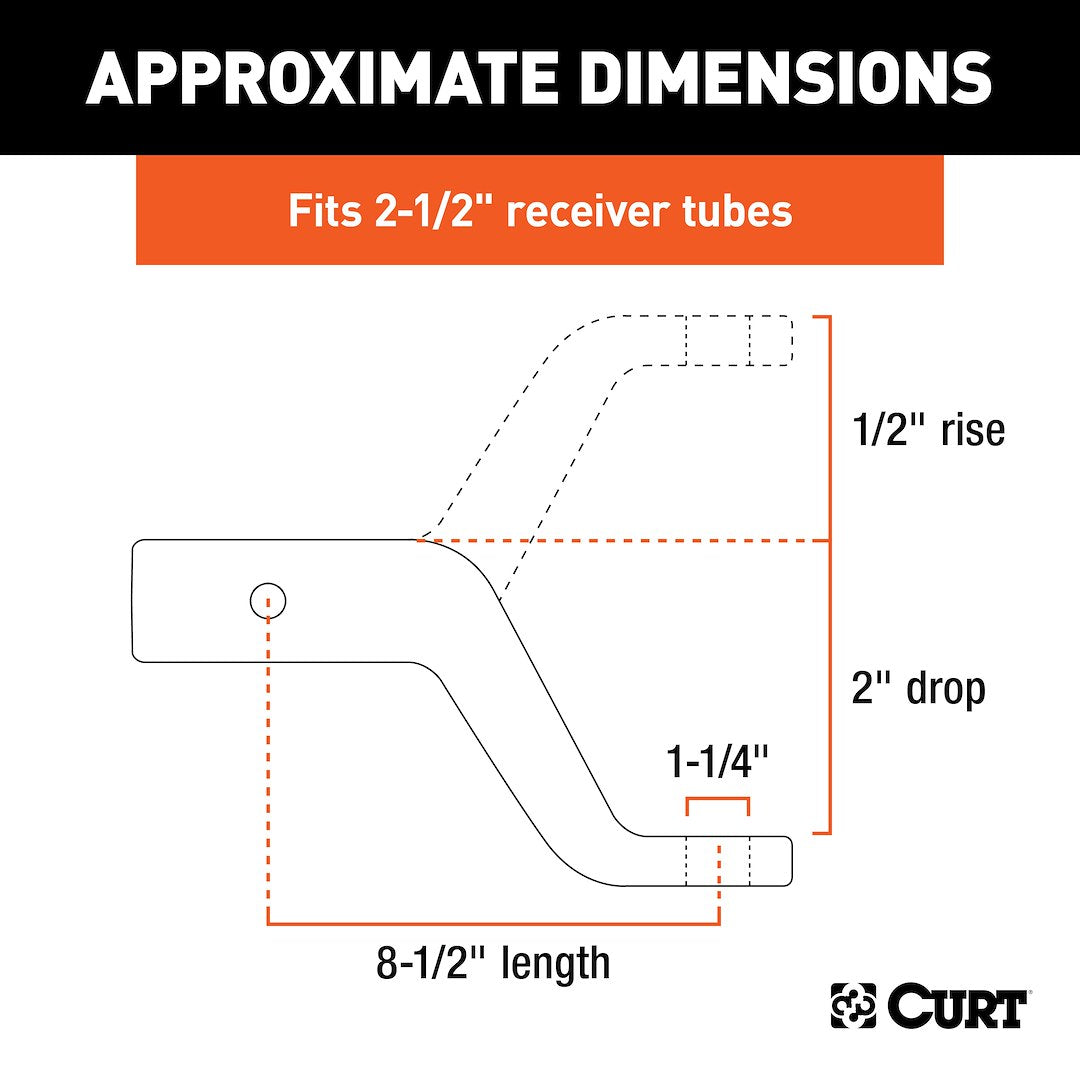 Product of Curt 45456 Trailer Hitch Ball Mount