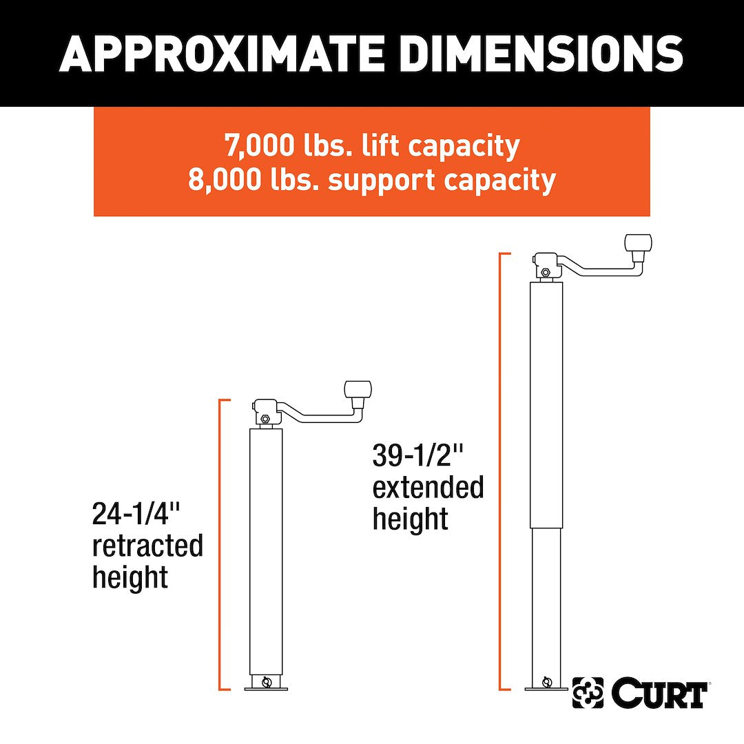 Product of Curt 28570 Trailer Tongue Jack