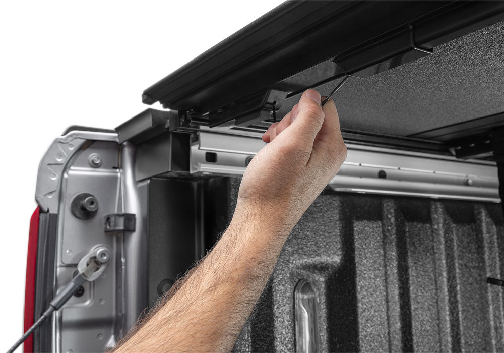 Product of BAK Industries BAKFlip MX4 Hard Folding 448207RB Tonneau Cover