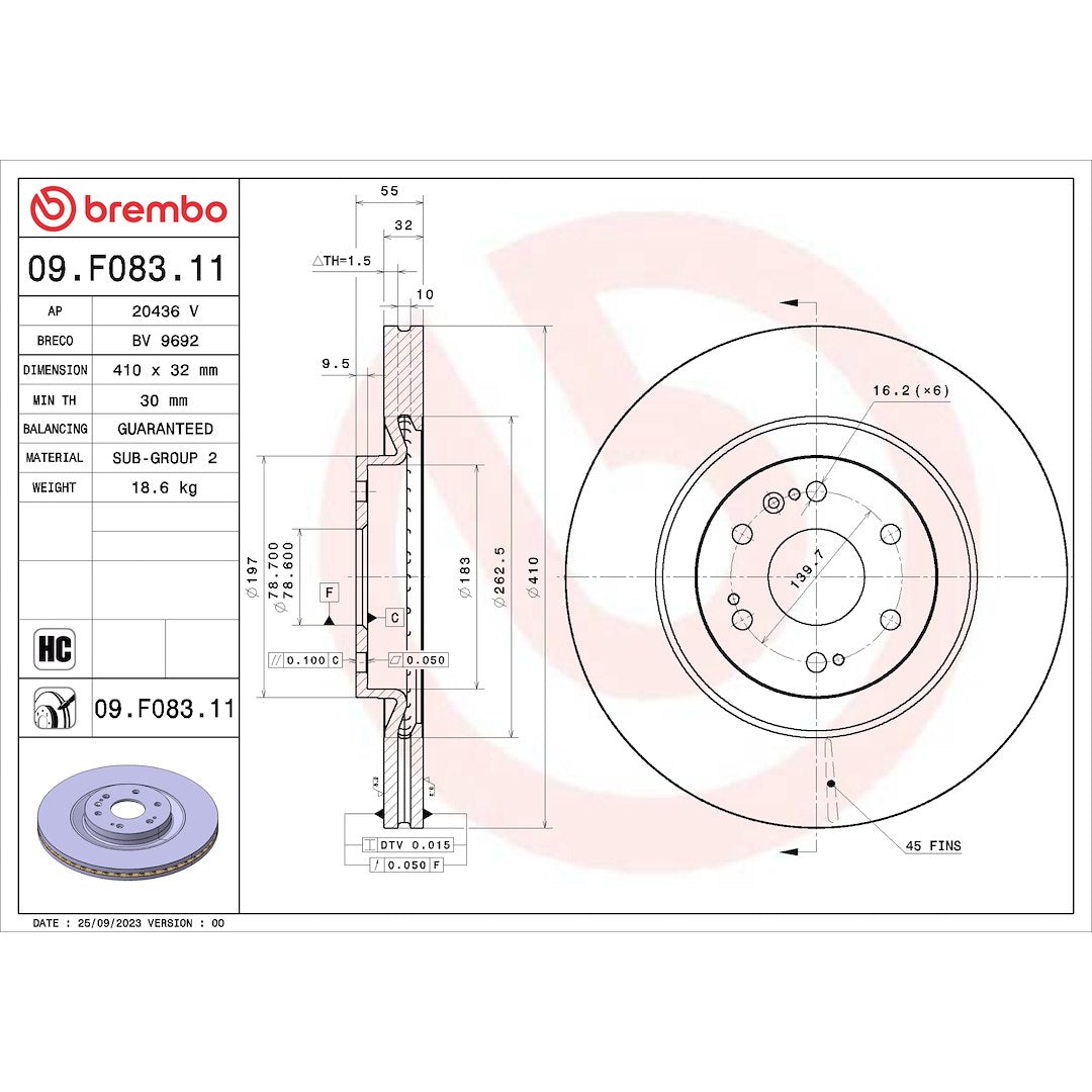 Brembo 09.F083.11 Brake Rotor||09.F083.11_Drw.Jpg||85||brm09f08311||1754880