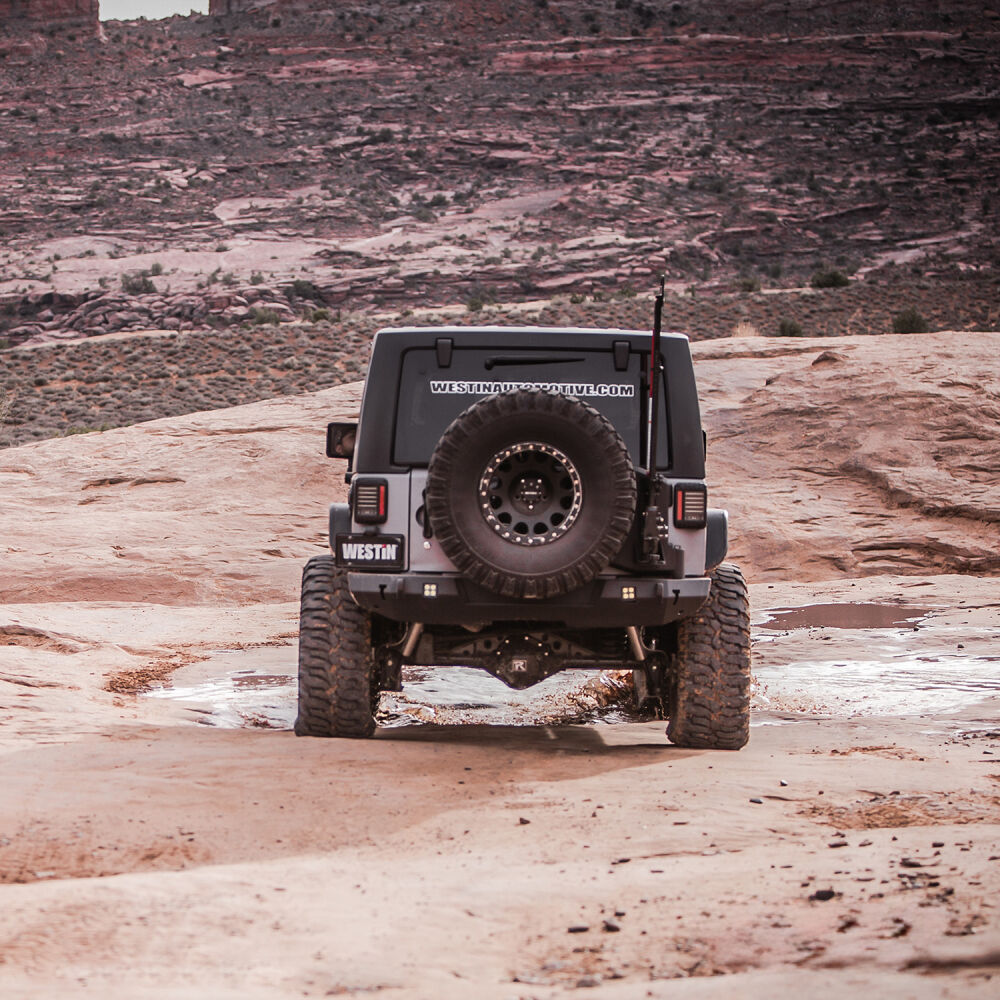 Product of Westin Automotive 59-82015A WJ2 Series Steel Textured Bumper