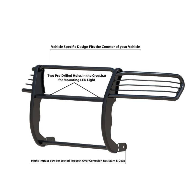 Black Horse Offroad 17ne23ma Grille Guard||17ne23ma_5.Jpeg||89||blk17ne23ma||2237548