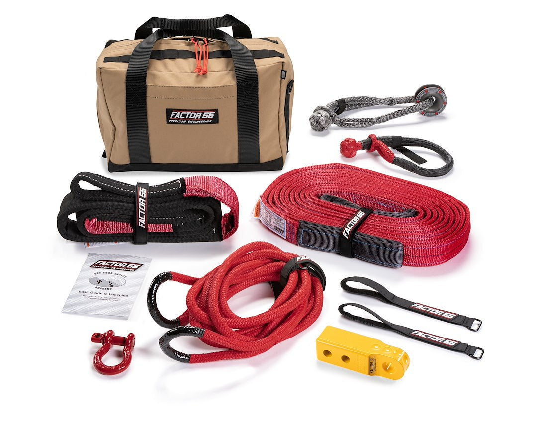 Factor 55 00494-03 Vehicle Recovery Kit||00494-03 - Hemingway Kit - Tan - Yellow Hitchlink.Jpg||85||fac0049403||1713514