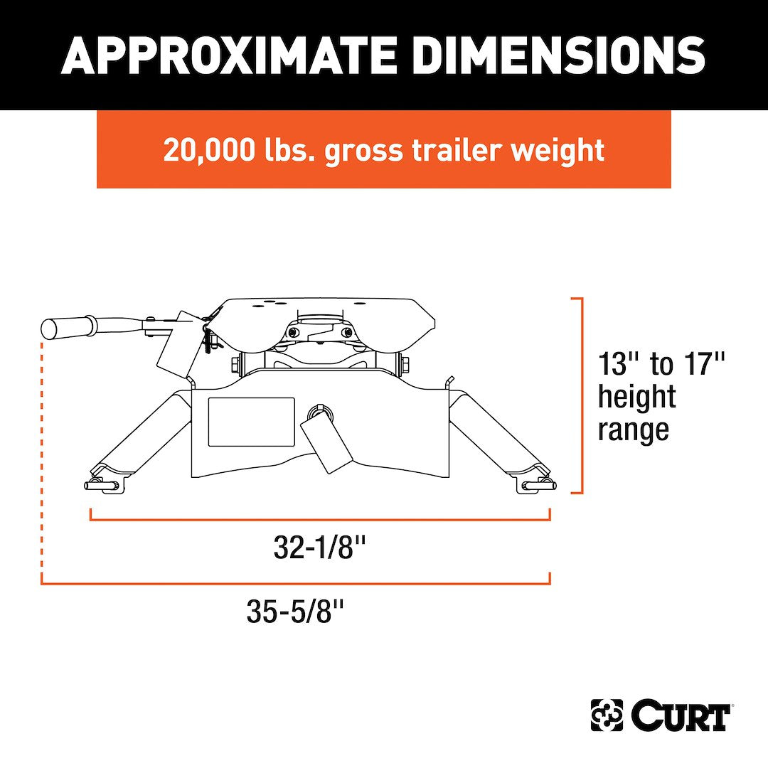Curt 16140 Fifth Wheel Trailer Hitch||16140_3008x1990_Ca.Jpg||95||c9316140||1094631
