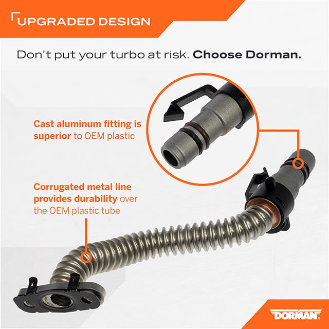 Dorman (Oe Solutions) 667-520 Turbocharger Oil Return Kit||||90||d18667520||1894634
