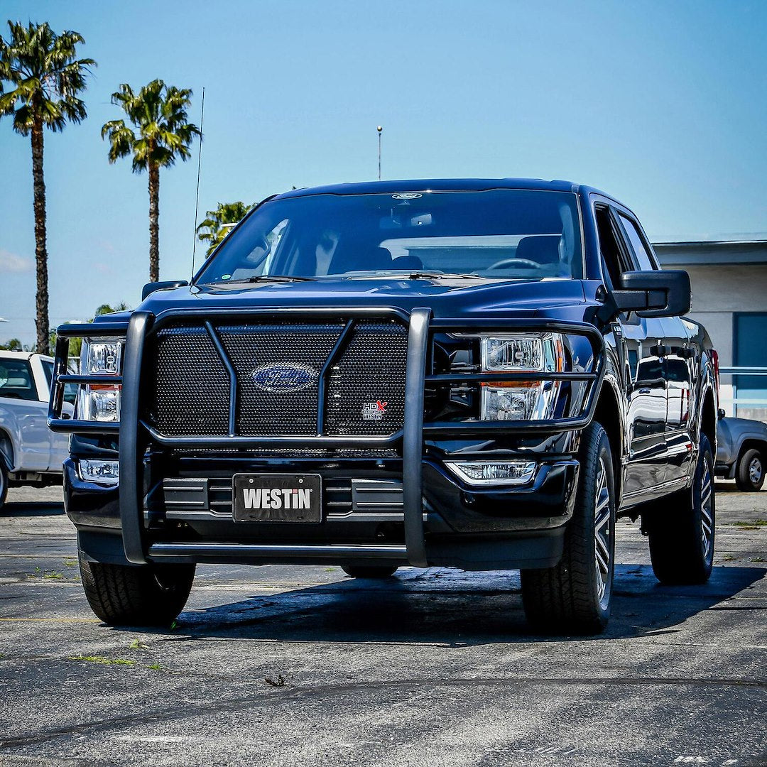 Product of Westin Automotive 57-4065 Grille Guard 1-Piece Black Powder Coated