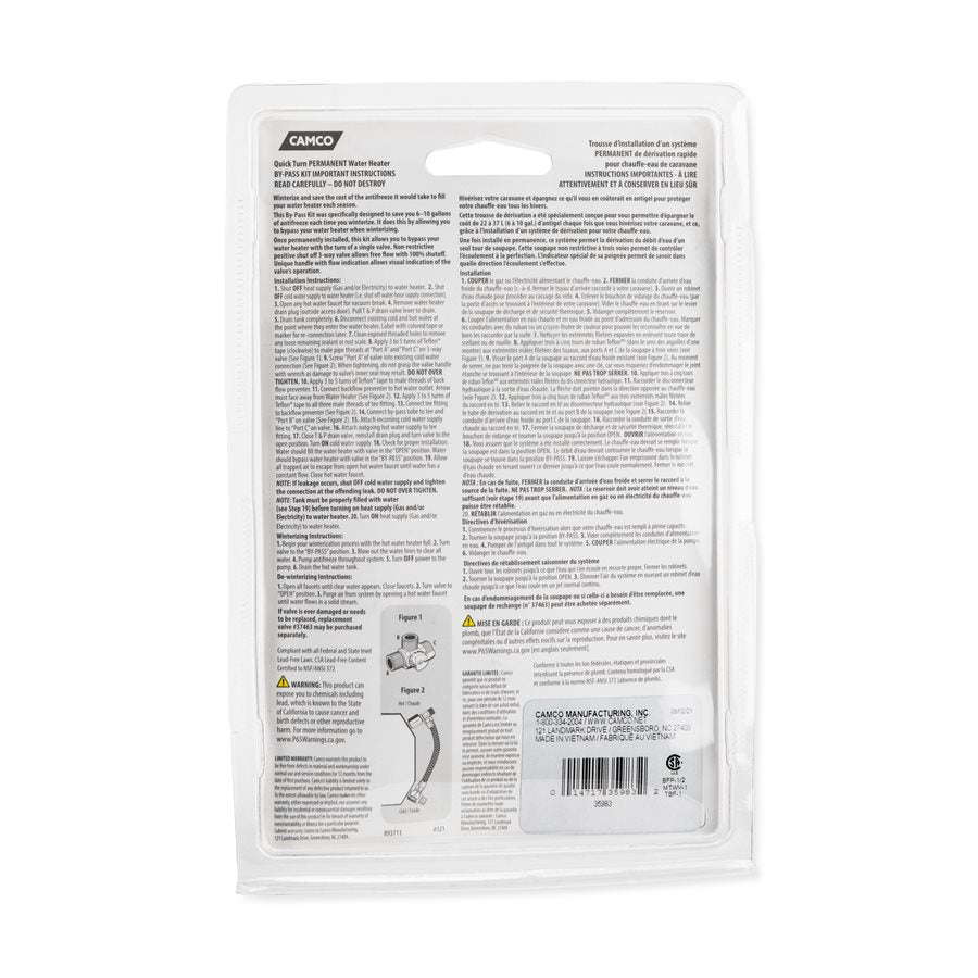 Product of Camco 35983 Fresh Water By-Pass Valve