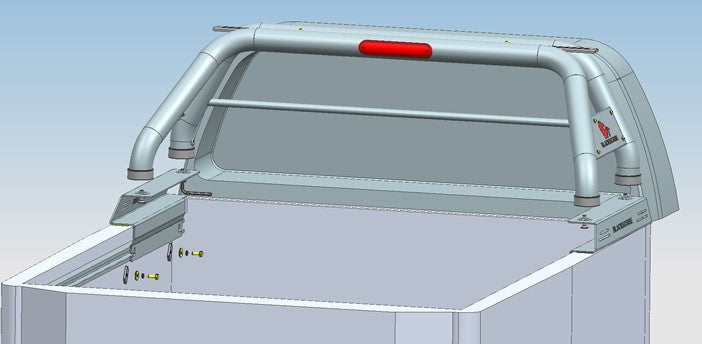 Product of Black Horse Offroad RB006BK Tubular Powder Coated Steel Truck Bed Bar