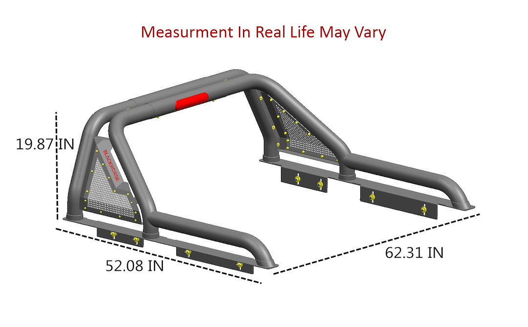 Black Horse Offroad Glrb-03b-Plb Truck Bed Bar||glrb-03b-Plb_11.Jpg||87||blkglrb03bplb||1204017