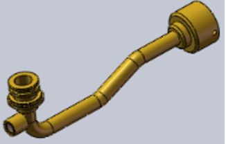 Product of Lippert Components 2gwh-19 Water Heater Outlet Pipe