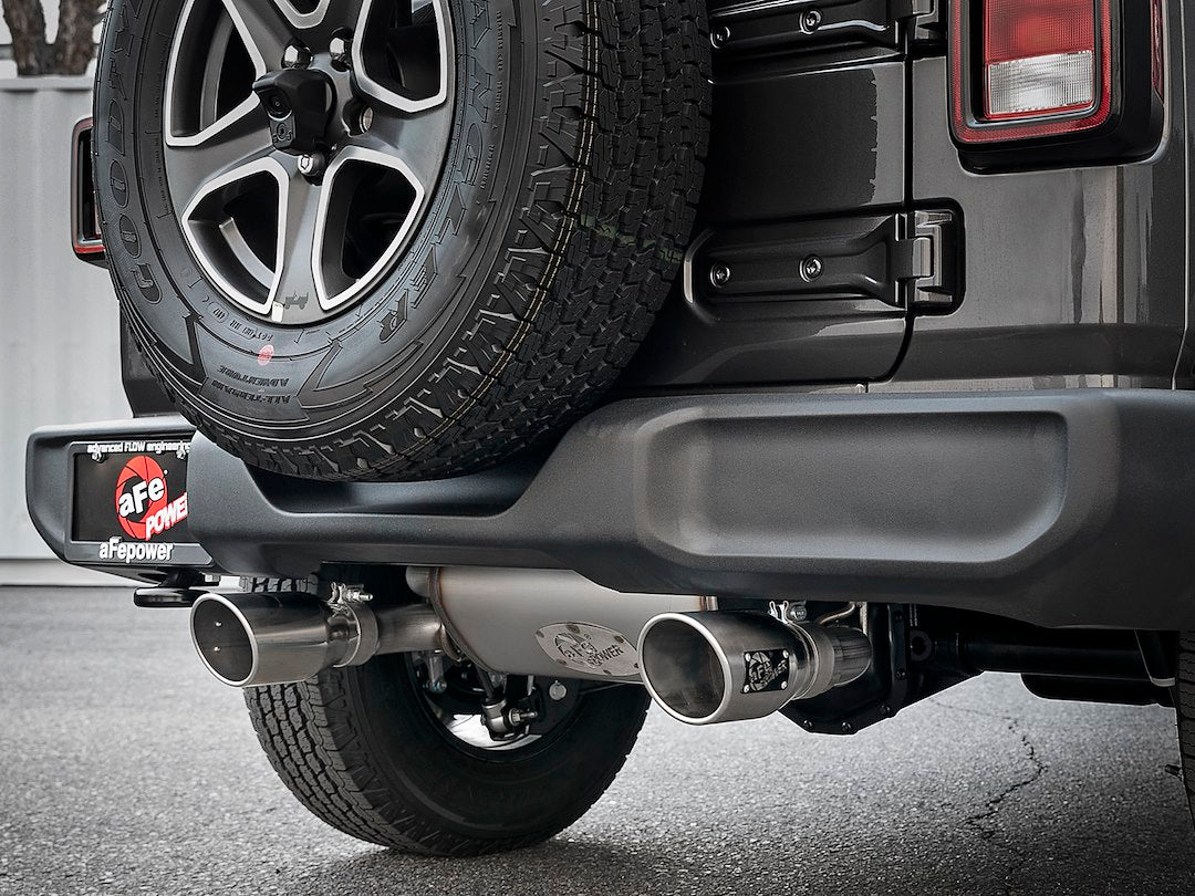 Product of Advanced FLOW Engineering 49-48066-P Rebel Cat-Back System Single Exhaust System Kit