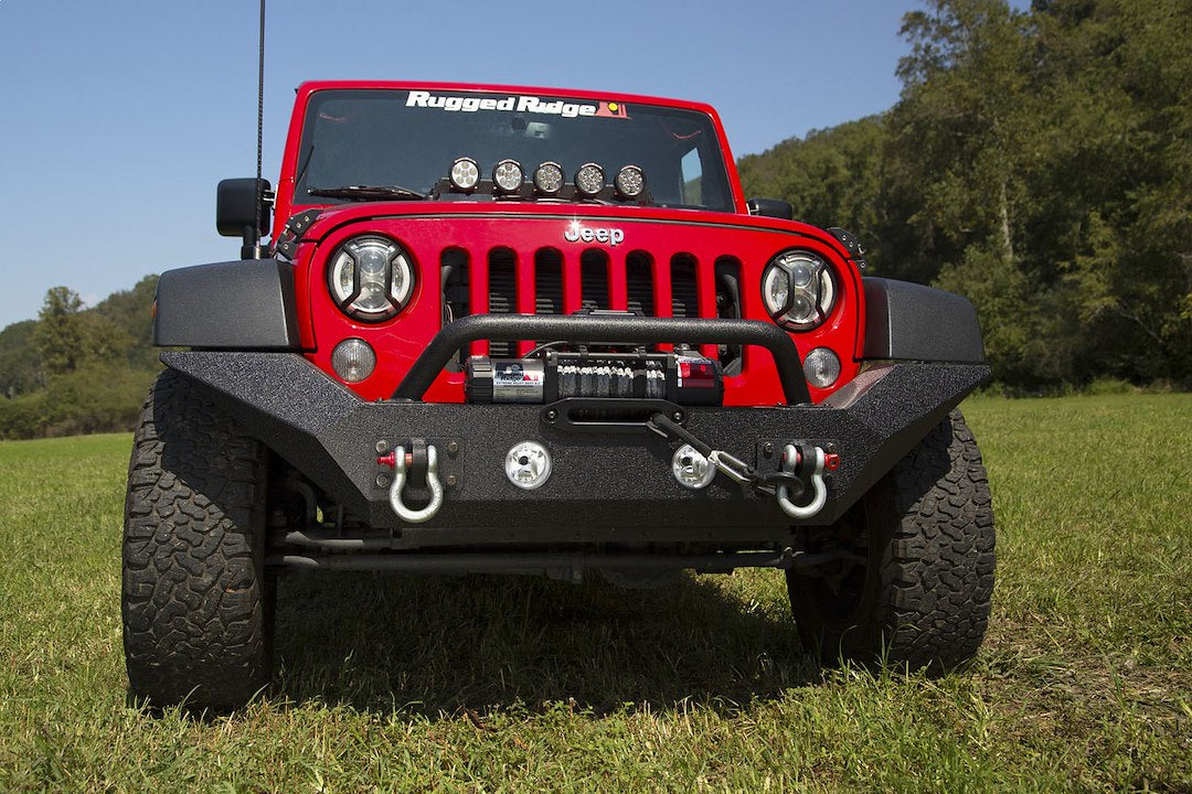 Product of Rugged Ridge 11548.01 SPARTAN™ Steel Powder Coated Bumper