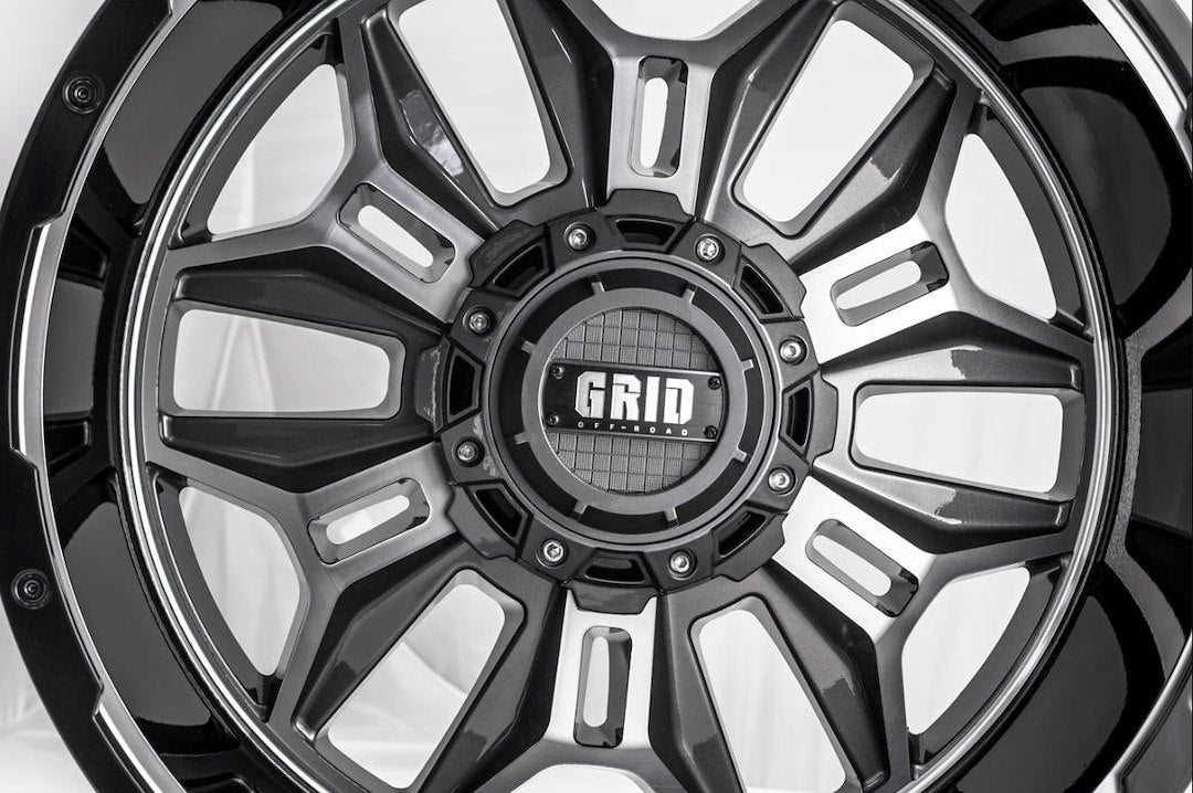 Product of Grid Wheels 20x9 Anthracite With Black Lip Wheel - Not Applicable Bolt Pattern