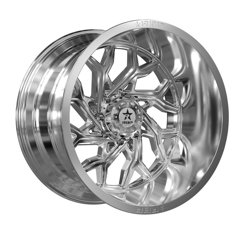 Product of RBP (Rolling Big Power) 22x12 Silver Wheel - 8x6.69 Bolt Pattern