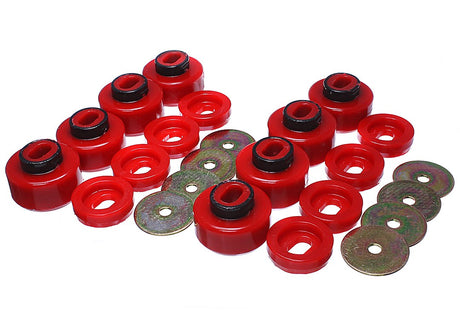 Product of Energy Suspension 3.4162R Red Polyurethane Body Mount Bushings