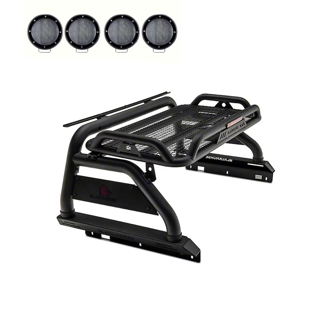 Product of Black Horse Offroad ATRB5BK-PLFB  Truck Bed Bar