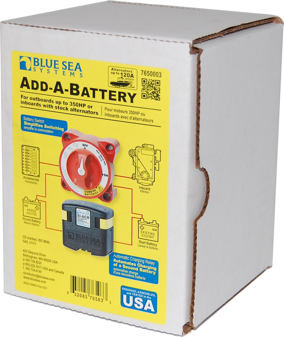 Blue Sea 7650003-Bss Battery Isolator||7650003-Bss_1.Jpg||86||b6z7650003bss||1198953