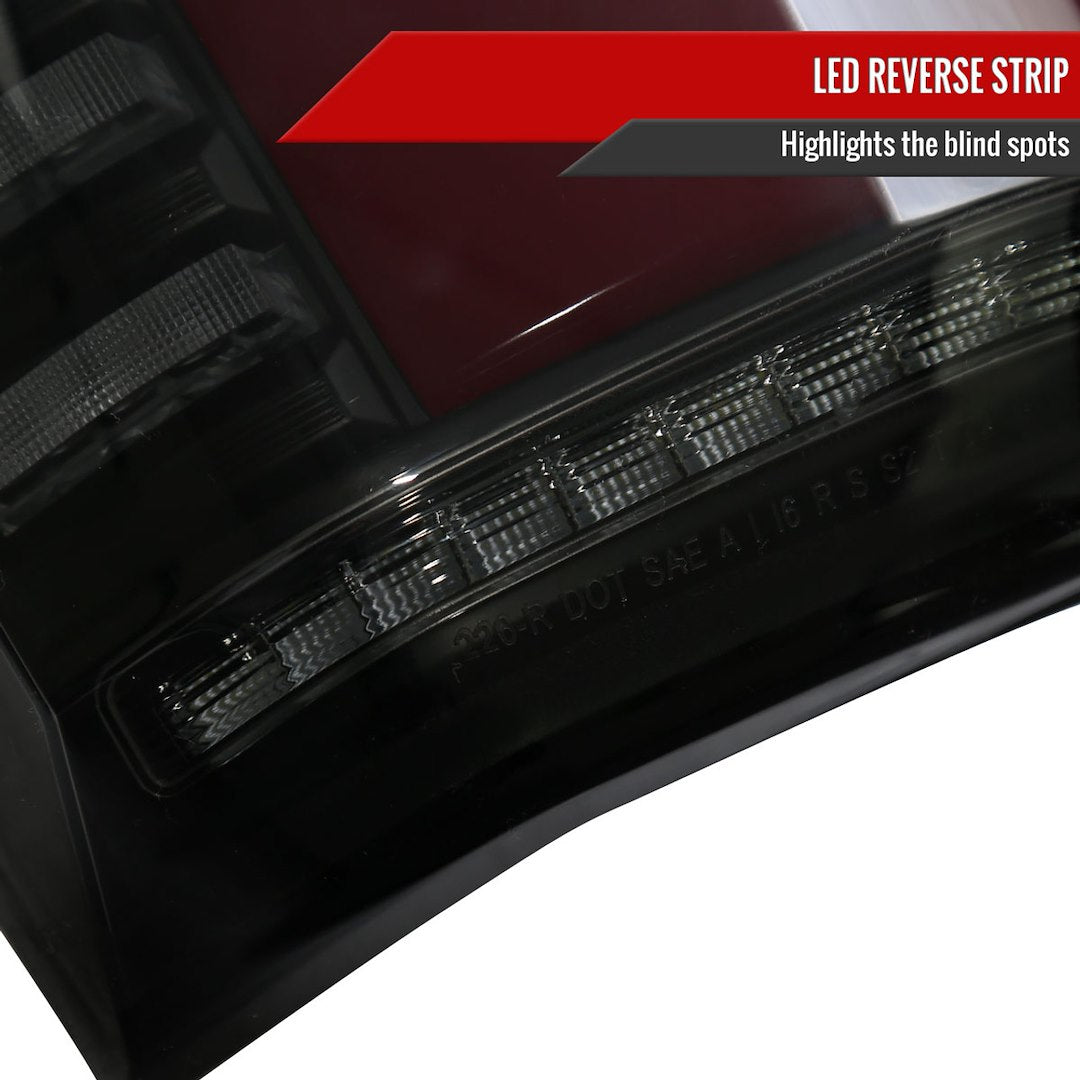 Spec-D Tuning Lt-F15015smled-Sq-Rs Tail Light Assembly||||90||sdtltf15015sm||1918989