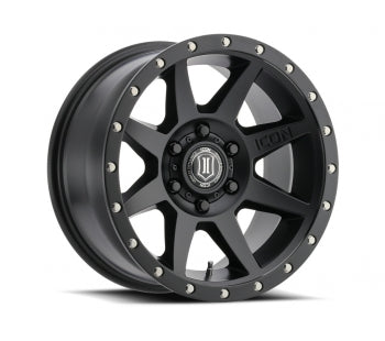 Product of Icon Vehicle Dynamics 17x8.5 Black Wheel - Not Applicable Bolt Pattern